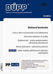 Daňový a účtovný poradca podnikateľa 13-2016 Daňový a účtovný poradca podnikateľa 13-2016