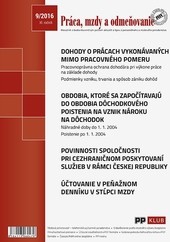 Práca, mzdy a odmeňovanie 9-2016 Práca, mzdy a odmeňovanie 9-2016