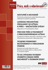Práca, mzdy a odmeňovanie 10-2016 Práca, mzdy a odmeňovanie 10-2016