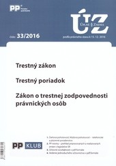 Úplne znenia zákonov 33-2016 Úplne znenia zákonov 33-2016