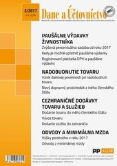 Dane a účtovníctvo 3-2017 Dane a účtovníctvo 3-2017