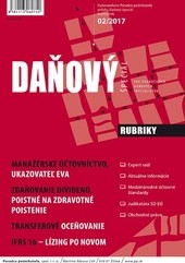 Daňový špeciál 2-2017 Daňový špeciál 2-2017