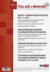 Práca, mzdy a odmeňovanie 2-2017 Práca, mzdy a odmeňovanie 2-2017