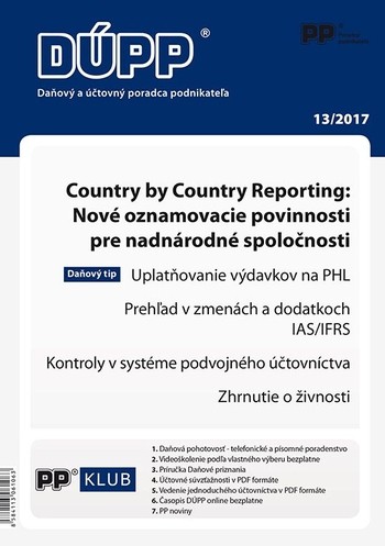 Daňový a účtovný poradca podnikateľa 13-2017 Daňový a účtovný poradca podnikateľa 13-2017