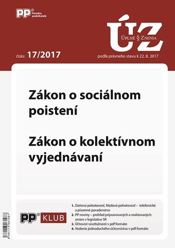 Úplne znenia zákonov 17-2017 Úplne znenia zákonov 17-2017