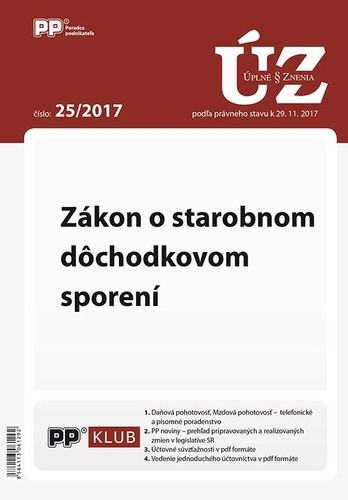 Úplne znenia zákonov 25-2017 Úplne znenia zákonov 25-2017