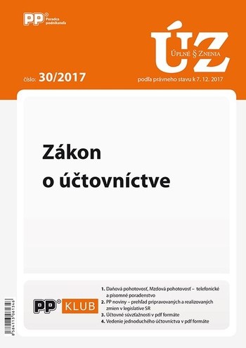 Úplne znenia zákonov 30-2017 Úplne znenia zákonov 30-2017