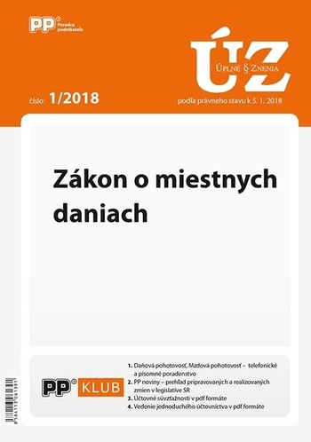 Úplne znenia zákonov 1-2018 Úplne znenia zákonov 1-2018