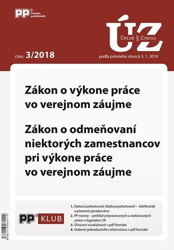Úplne znenia zákonov 3-2018 Úplne znenia zákonov 3-2018