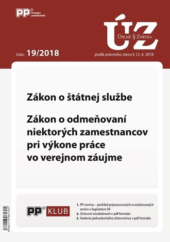 Úplne znenia zákonov 19-2018 Úplne znenia zákonov 19-2018