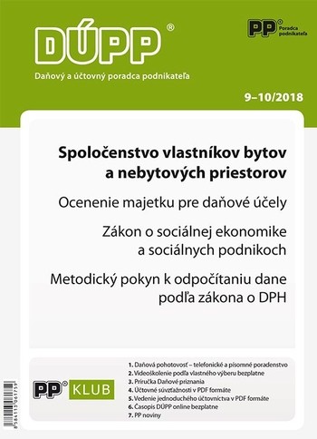 Daňový a účtovný poradca podnikateľa 9,10-2018 Daňový a účtovný poradca podnikateľa 9,10-2018