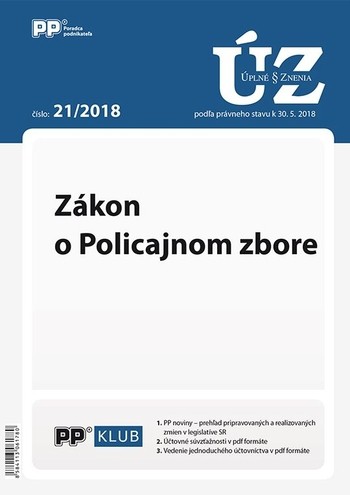 Úplne znenia zákonov 21-2018 Úplne znenia zákonov 21-2018