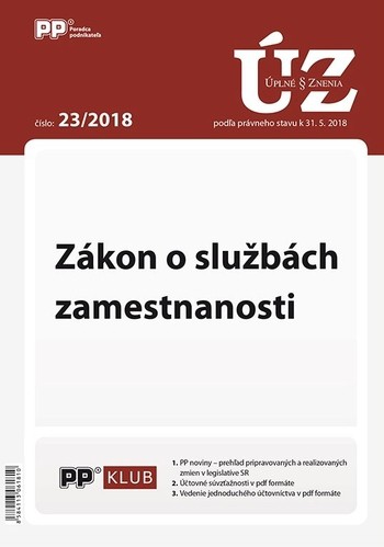 Úplne znenia zákonov 23-2018 Úplne znenia zákonov 23-2018