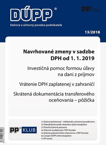 Daňový a účtovný poradca podnikateľa 13-2018