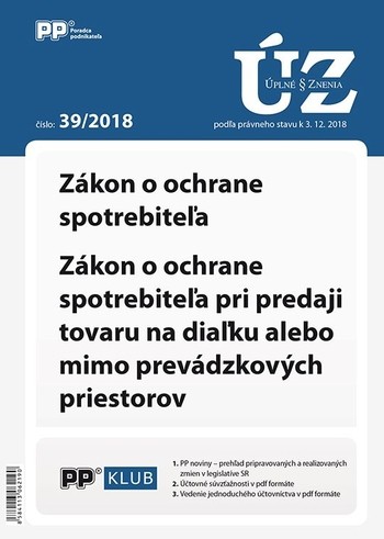 Úplne znenia zákonov 39-2018 Úplne znenia zákonov 39-2018