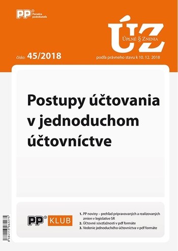 Úplne znenia zákonov 45-2018 Úplne znenia zákonov 45-2018