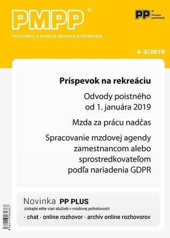 Personálny a mzdový poradca podnikateľa 4,5-2019 Personálny a mzdový poradca podnikateľa 4,5-2019