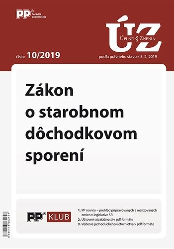 Úplne znenia zákonov 10-2019 Úplne znenia zákonov 10-2019