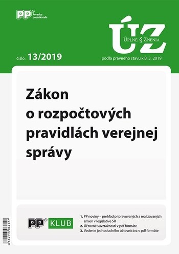 Úplne znenia zákonov 13-2019 Úplne znenia zákonov 13-2019