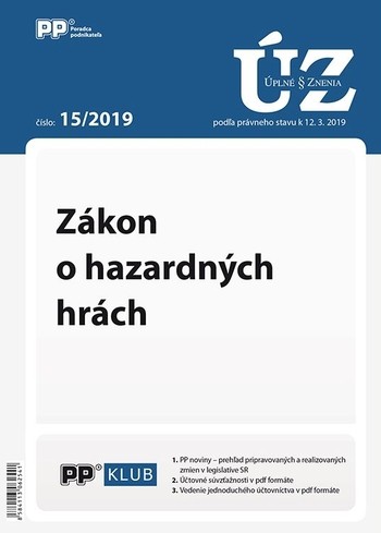 Úplne znenia zákonov 15-2019 Úplne znenia zákonov 15-2019