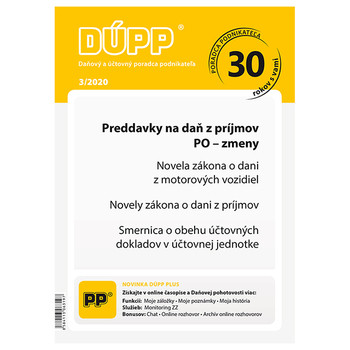 Daňový a účtovný poradca podnikateľa 3/2020 Daňový a účtovný poradca podnikateľa 3/2020