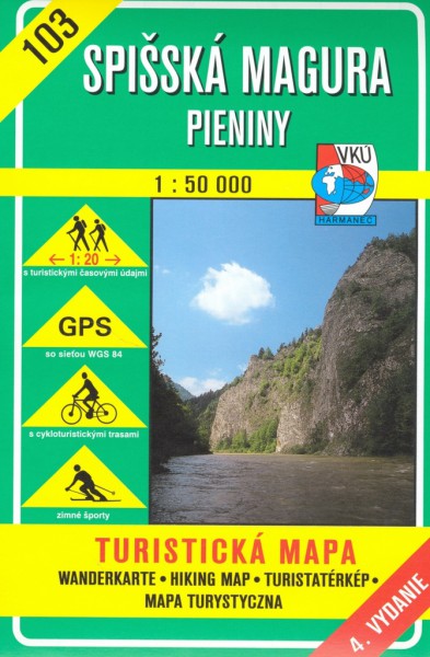 Spišská Magura - Pieniny 1:50 000