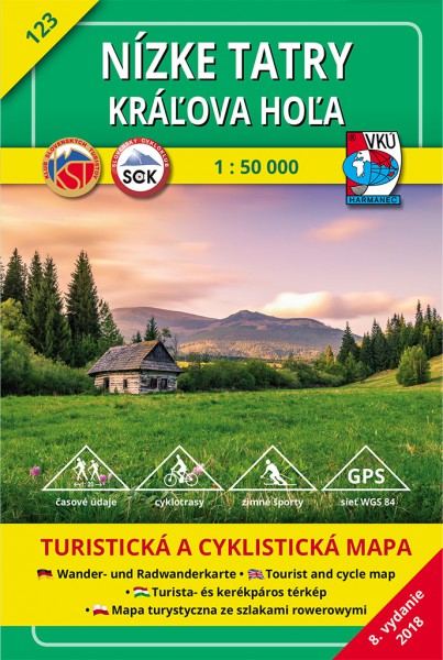 Nízke Tatry - Kráľova Hoľa 1 : 50 000