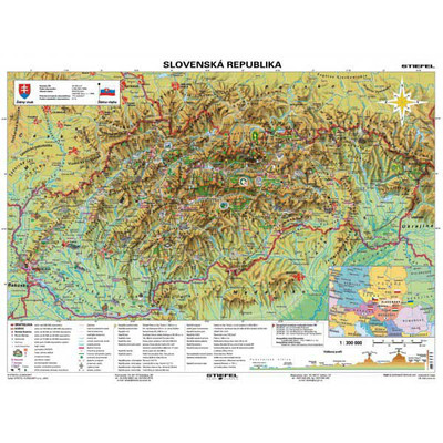 Vlastivedná mapa 1:1100000 /lino/