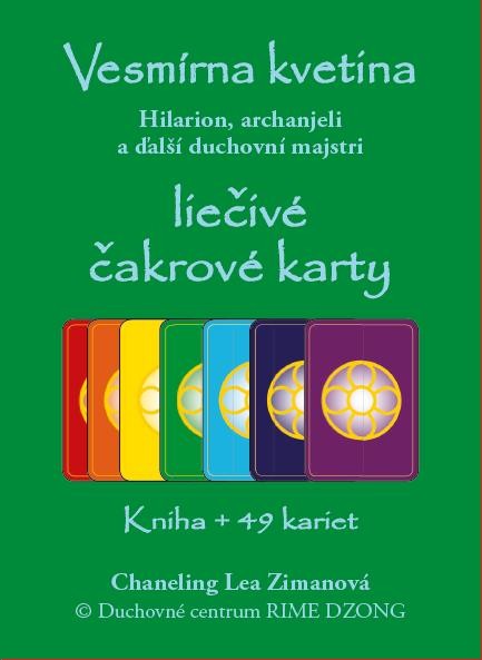 Vesmírna kvetina - liečivé čakrové karty (krabička)