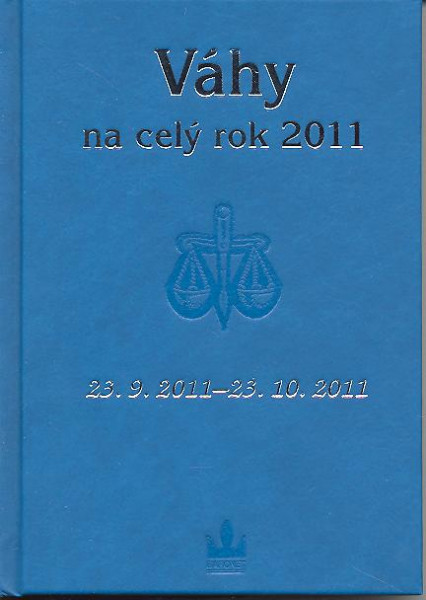 Váhy na celý rok 2011 Váhy na celý rok 2011