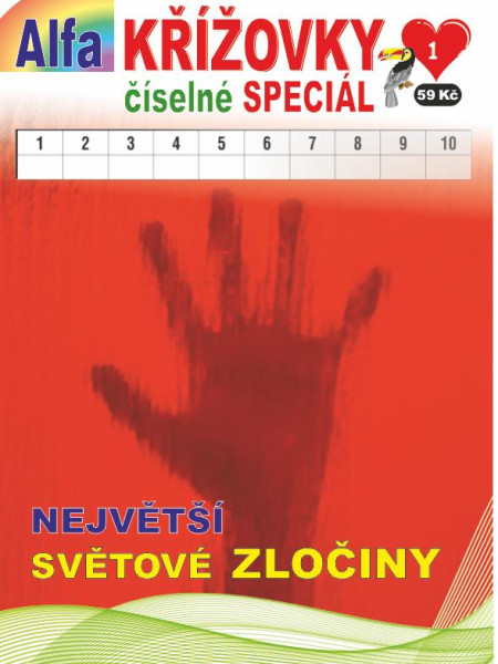 Křížovky číselné speciál 1/ 2024 - Největší světové zločiny Křížovky číselné speciál 1/ 2024 - Největší světové zločiny