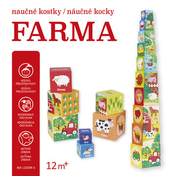 Naučné kostky/náučné kocky - Farma Naučné kostky/náučné kocky - Farma