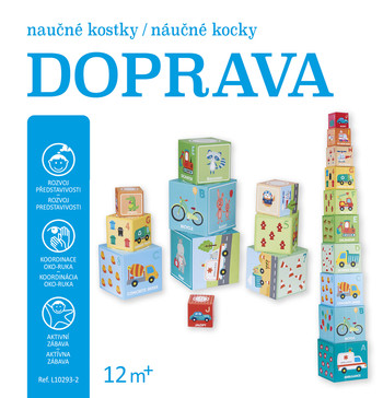 Naučné kostky/náučné kocky - Doprava