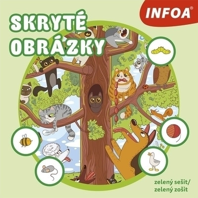 Skryté obrázky - zelený sešit/zelený zošit Skryté obrázky - zelený sešit/zelený zošit