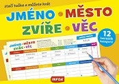 Trhací blok - Jméno, město, zvíře, věc Trhací blok - Jméno, město, zvíře, věc