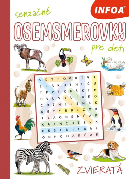 Zvieratá - Senzačné osemsmerovky pre deti