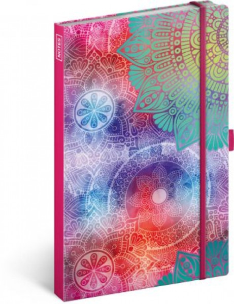 Notes Mandala, linajkovaný, 13 × 21 cm Notes Mandala, linajkovaný, 13 × 21 cm