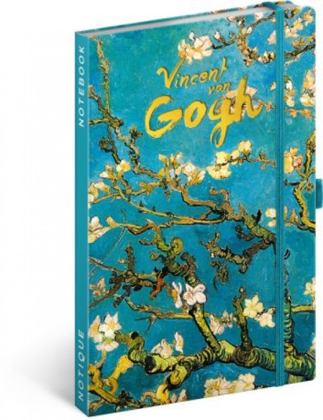 Notes Vincent van Gogh, linajkovaný, 13 × 21 cm Notes Vincent van Gogh, linajkovaný, 13 × 21 cm
