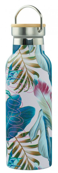 BAAGL Termofľaša s bambusovým viečkom Leafs, 500 ml