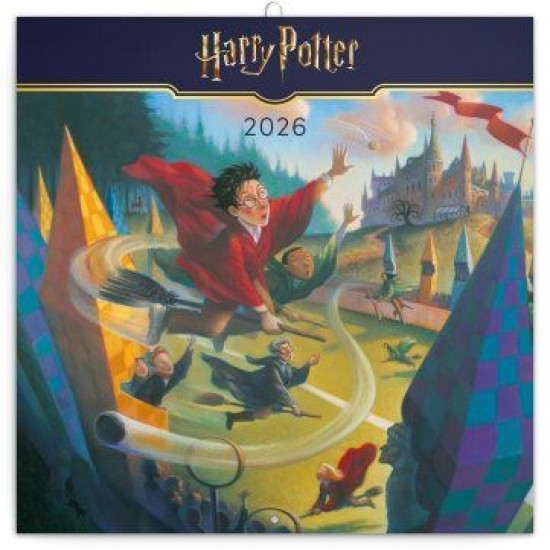NOTIQUE Poznámkový kalendár Harry Potter 2026, 30 x 30 cm NOTIQUE Poznámkový kalendár Harry Potter 2026, 30 x 30 cm