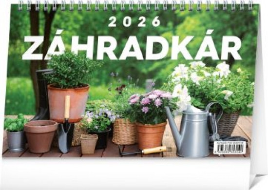 NOTIQUE Stolový kalendár Záhradkár 2026, 23,1 x 14,5 cm NOTIQUE Stolový kalendár Záhradkár 2026, 23,1 x 14,5 cm