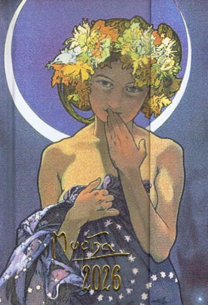 NOTIQUE Týždenný magnetický diár Alfons Mucha 2026, 11 x 16 cm NOTIQUE Týždenný magnetický diár Alfons Mucha 2026, 11 x 16 cm