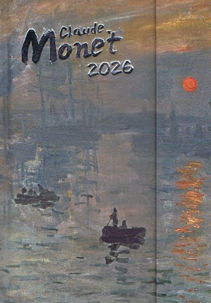 NOTIQUE Týždenný magnetický diár Claude Monet 2026, 11 x 16 cm