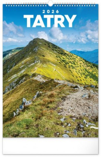 NOTIQUE Nástenný kalendár Tatry 2026, 33 x 46 cm NOTIQUE Nástenný kalendár Tatry 2026, 33 x 46 cm