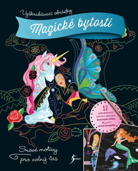 Vyškrabávací obrázky: Magické bytosti Vyškrabávací obrázky: Magické bytosti