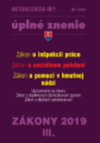 Aktualizácia III-1 2019 Aktualizácia III-1 2019