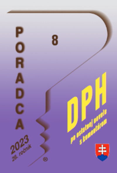 Poradca 8-2023 - Daň z pridanej hodnoty s komentárom