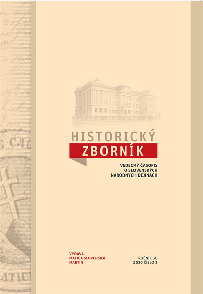 Historický zborník 2/2020