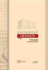 Historický zborník 26, 1/2016 Historický zborník 26, 1/2016