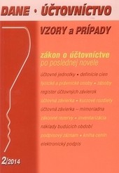Dane, účtovníctvo 2/2014 Dane, účtovníctvo 2/2014